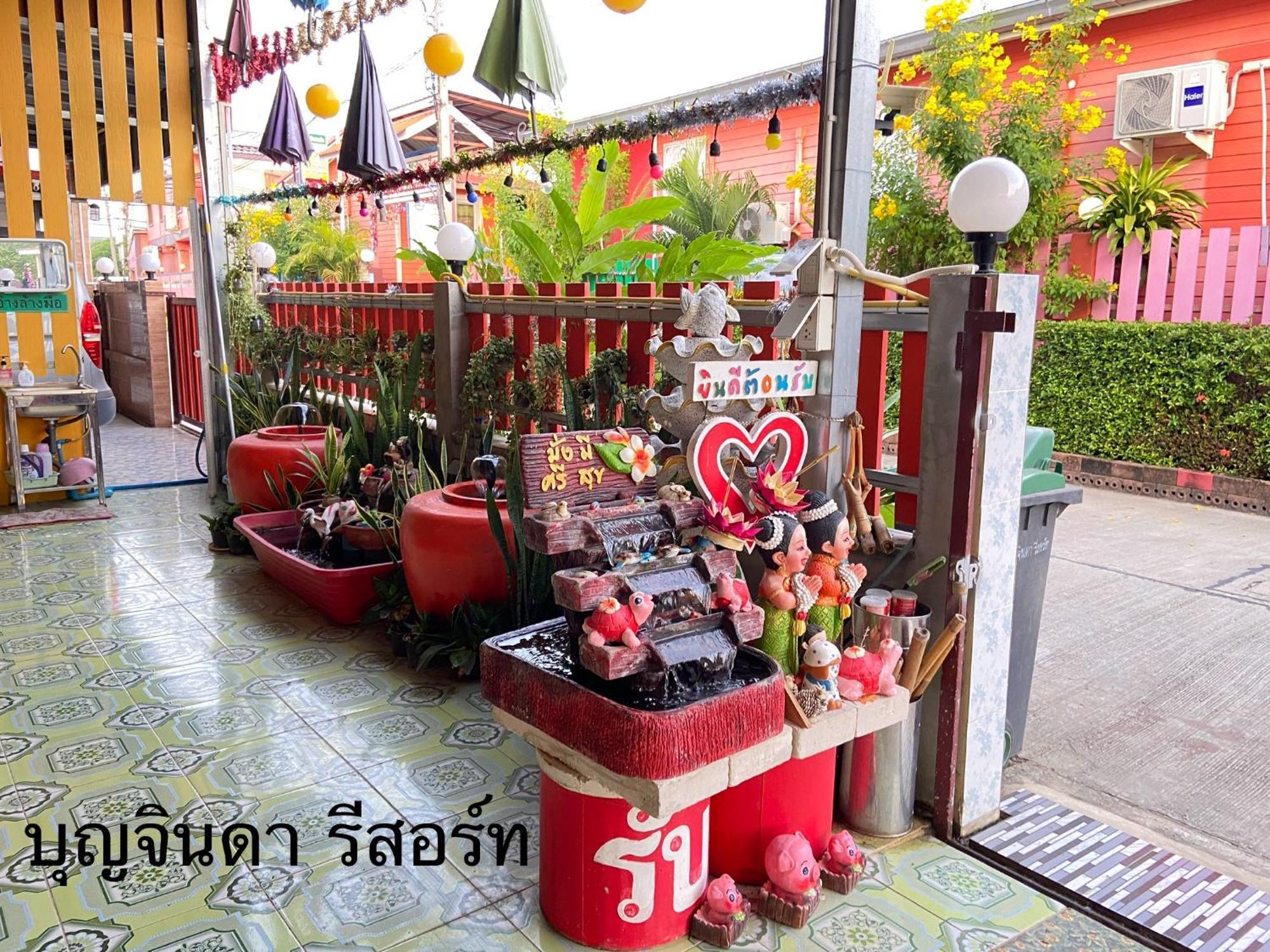 บุญจินดา รีสอร์ท Ban Bang Phayom Exterior foto
